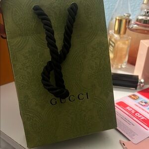 Gucci Green Gift Bag
